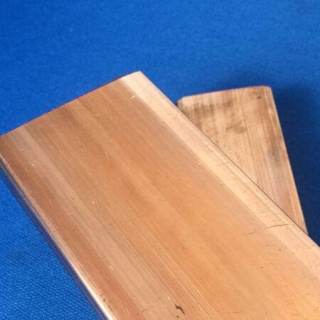 Copper Bar Stock for Bolsters and Fittings 25 mm x 10 mm x 300 mm
