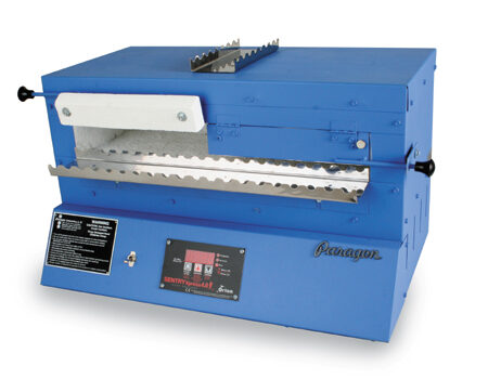 Paragon BlueBird 4 sided front loading square digital electric kiln for glass beading