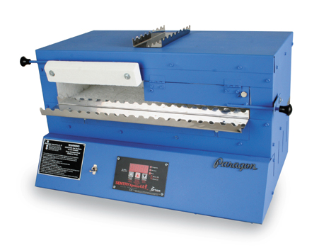 Paragon BlueBird 4 sided front loading square digital electric kiln for glass beading