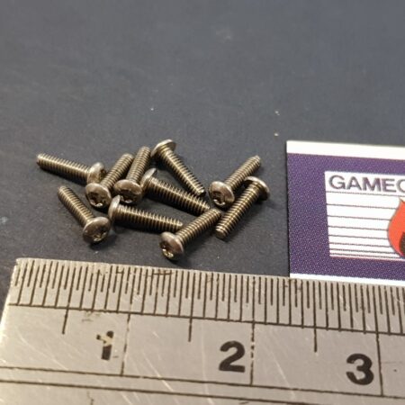 10x 0-80 button head Torx stainless 1/4" long