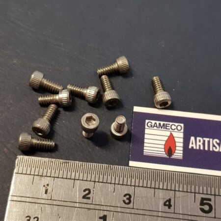 10x 4-40 socket head Hex stainless 1/4" long