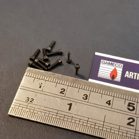 10x 0-80 socket head Torx black oxide 1/4" long