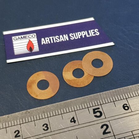 Phosphor bronze washer 3/16 ID 1/2" OD 0.005" thick