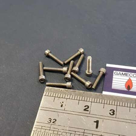 10x 1-72 socket head Torx stainless 3/8" long
