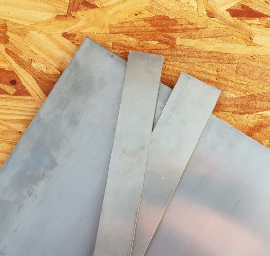 2x bars and 1x sheet of Sandvik 14C28N stainless steel