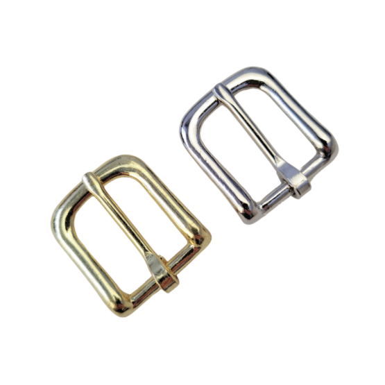 bridle-buckle-20mm-3-4-inch-both-finishes Bridle Buckle - 20mm (3/4"). Suitable for making straps, watch bands, bracelets and more. Available in Brass and Nickel