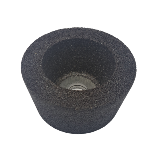 Flared Grinding Cup Wheel for 9" Angle Grinder. Available in Coarse and Fine Grits.