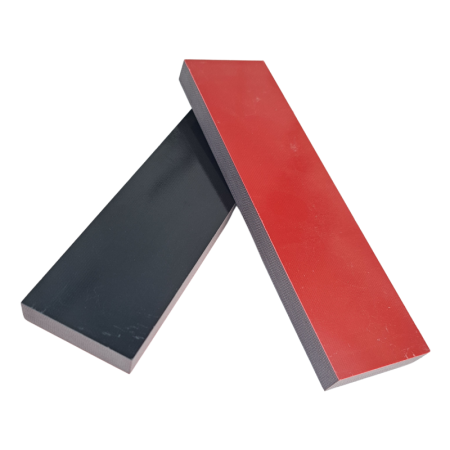 G10 Handle Scales 10 x 40 x 150mm Black and Red