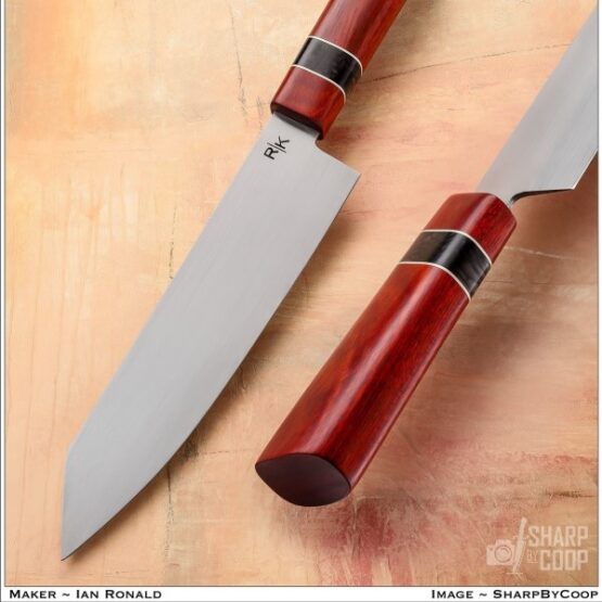 knife handle containing a Juma Carbon spacer