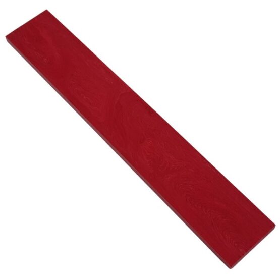 Gem red coloured Juma slab with a width of 50 mm