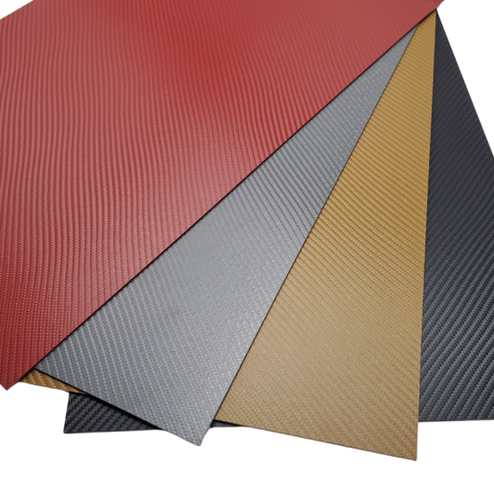 Kydex Sheet 2mm (0.08″) x 300mm x 600mm Carbon Fibre. Colours Available include Blood Red, Grey, Coyote, and Black.