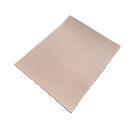 Natural Veg Tanned Leather Panels, 1/3 sqft. (250 x 300mm)