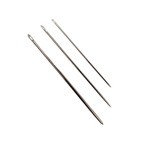 Large, Medium and Small Leatherwork Harness Needles. Suitible for hand stitching