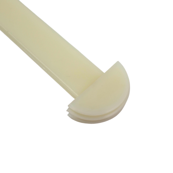 Close up of burnishing end of the Artisan Essentials Nylon Bone Folder