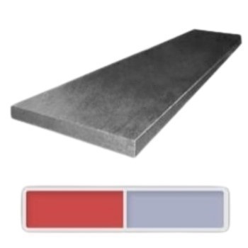 O1 tool steel bar measuring 3.2 x 38 x 915 mm