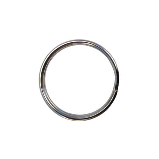 Top view of 32mm Round Split Key Ring