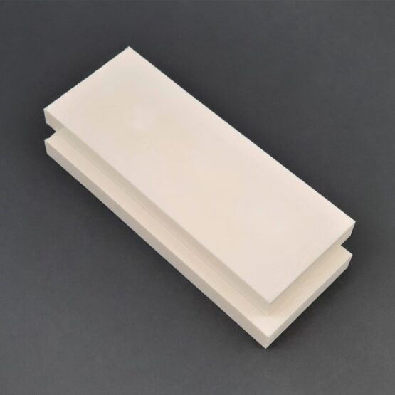 2 x Elforyn handle scales super tusk each with a width of 50 mm stacked together