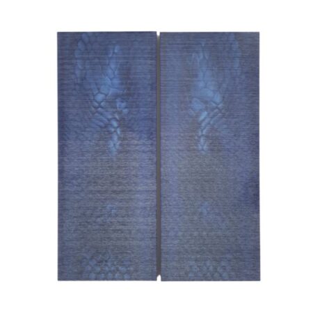 2 Juma handle scales with a blue snake pattern and width of 50 mm