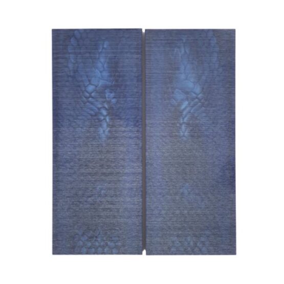 2 Juma handle scales with a blue snake pattern and width of 50 mm