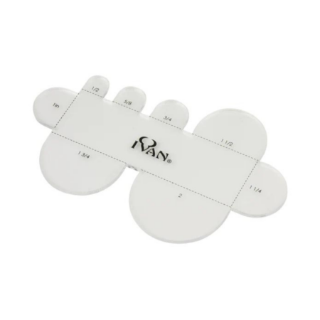 Round Multi-Strap End Acrylic Template
