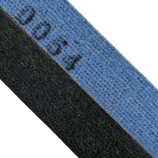 Hermes Webrax-Coated Polishing Belt 2 x 72" (50 x 1830mm). An excellent combination of durable, cloth-reinforced non-woven belt and quality aluminium oxide grain. Produces a very clean, consistent satin finish on both flat and curved surfaces.