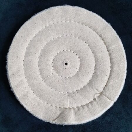 Buffing Wheel 6" x 40 ply x 3/4" Cross Stitch. Other side