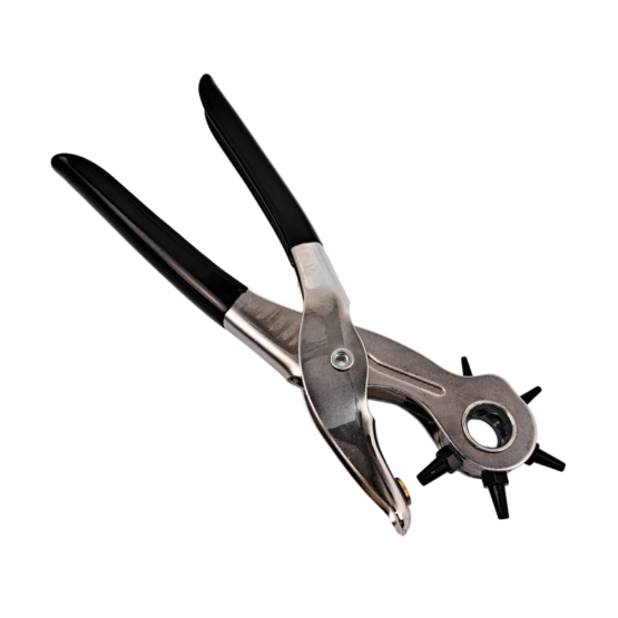 Leather Rotary Hole Punch Leather Rotary Hole Punch. Featuring 6 different hole sizes.