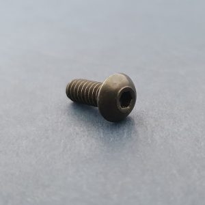 Button Head Socket Cap Screw 8-32 3/8" Black