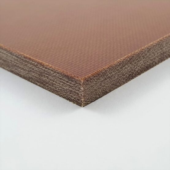 Canvas Micarta Sheet 9.5 mm (3/8") x 127 mm x 298 mm Natural Brown