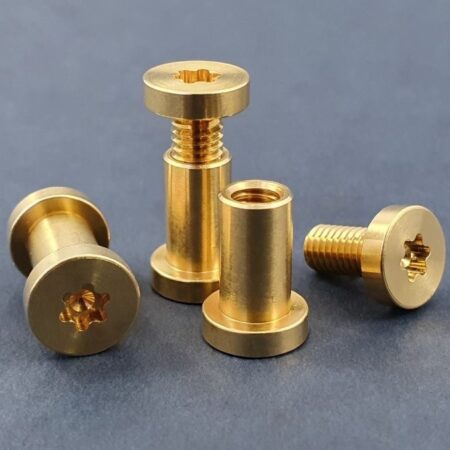 Gulso Bolts 3/8" Head, Machined Brass