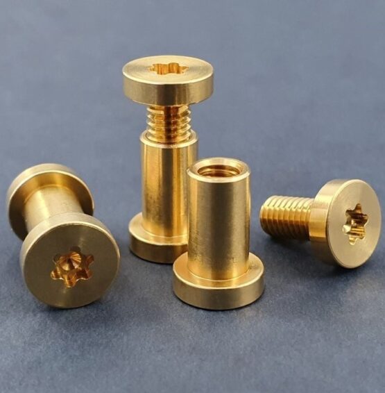 Gulso Bolts 3/8" Head, Machined Brass