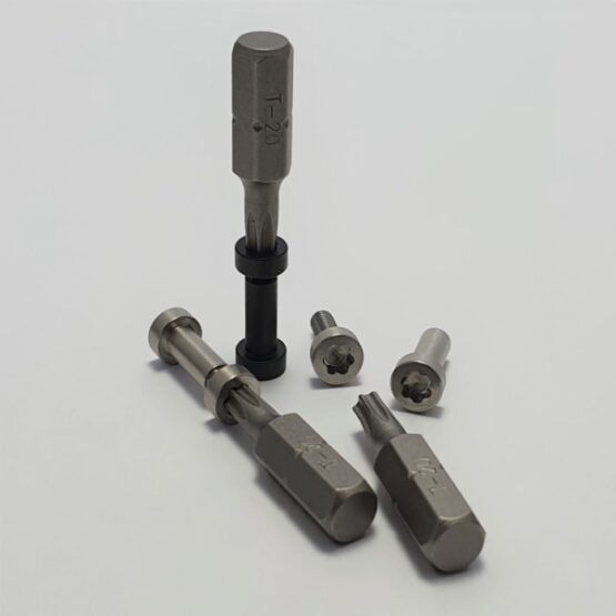 Torx Bit T20 1/4" Shank with Gulso Bolts 1/4"