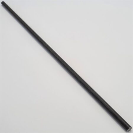 Canvas Micarta Rod 6.35 mm (1/4") x 300 mm Black