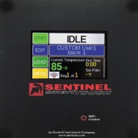 Touch Screen Controls for Paragon PMT-10 Heat Treating Furnace