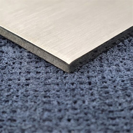 Nickel Silver Flat Bar measuring approximately 3.175 x 38 x 304.8 mm