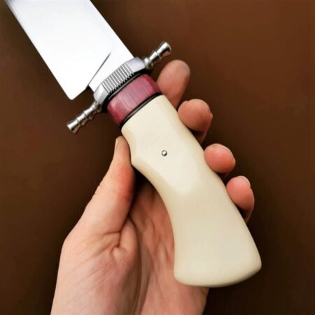 Ivory Paper Micarta Knife Handle