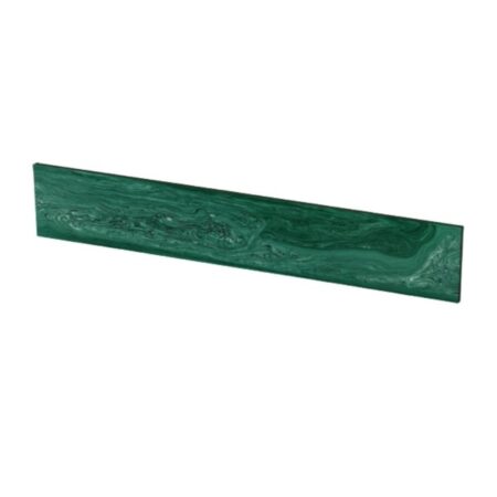 Gem green coloured Juma slab with a width of 50 mm side angle