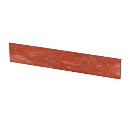 Gem orange coloured Juma slab with a width of 50 mm side angle