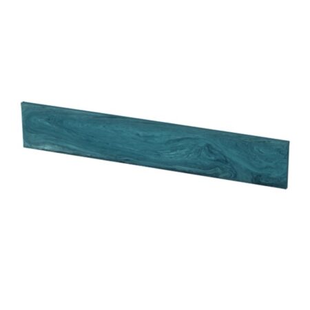 Gem Turquoise coloured Juma slab with a width of 50 mm side angle