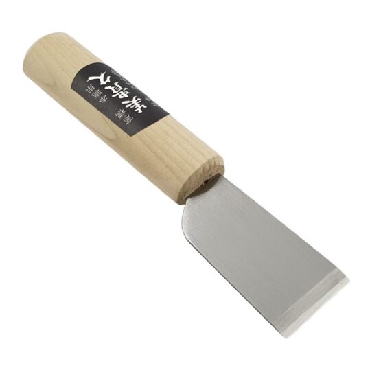 Leather cutting knife with 36 mm wide blade