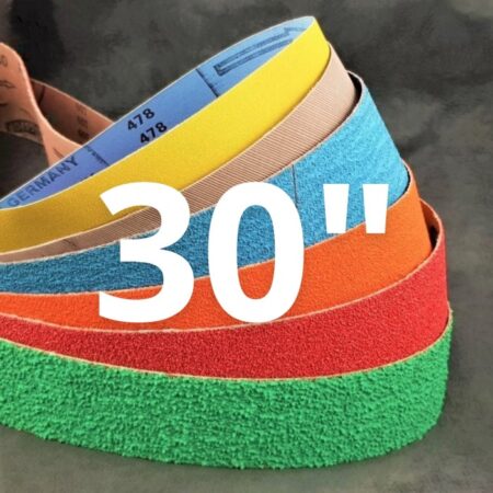 25 x 762mm (1 x 30") Abrasive Belts