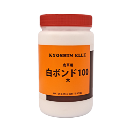Kyoshin Elle Leather Glue 100 Water-Based PVA Adhesive 1L. Excellent for bonding leather.