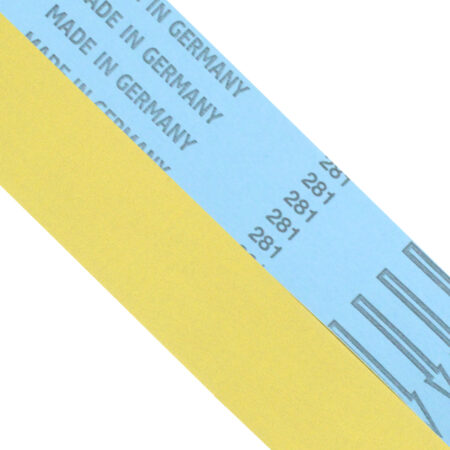 Klingspor Aluminium Oxide J-Flex Belt. With J-Flex cotton backing, aluminium oxide abrasive and fully synthetic closed coating. Particularly suitable for finishing and blending of curves and contours.