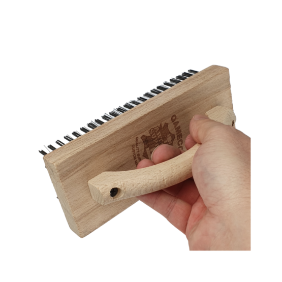Gameco Artisan Supplies Blacksmith Brush in hand