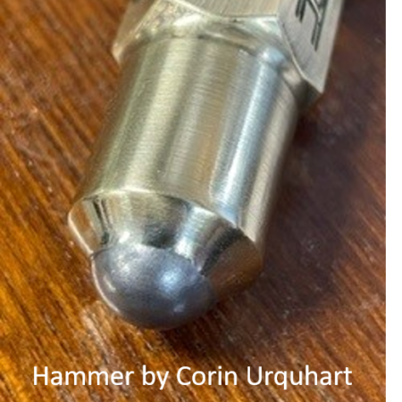 Carbide Peening or Riveting Hammer Insert Button - Image 4