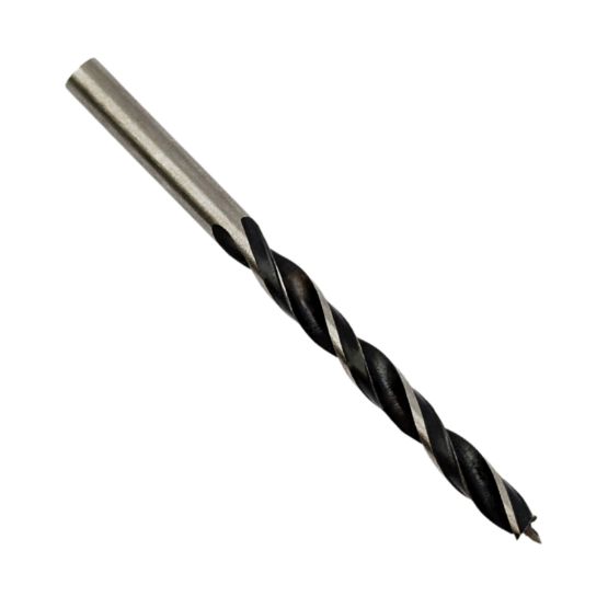 artisan-essentials-brad-point-drill-1-4-inch Artisan Essentials Brad Point Drill 1/4" (6.35mm). Features a brad point for precise positioning when starting a hole, and cleaner, straighter and more accurately-sized holes than standard twist drills. Wide flutes efficiently remove stock.