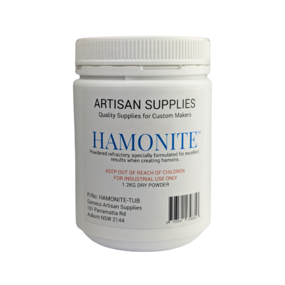 hamonite-high-temperature-refractory-1.2-kg-front Hamonite™ High-Temperature Refractory 1.2kg. One of the finest clays on the market for Harmon Generation. Also excellent for use as a heat-set refractory.
