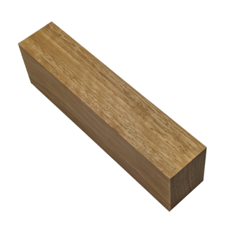 Side view of Spotted Gum Handle Block measuring 30 x 45 x 150mm.