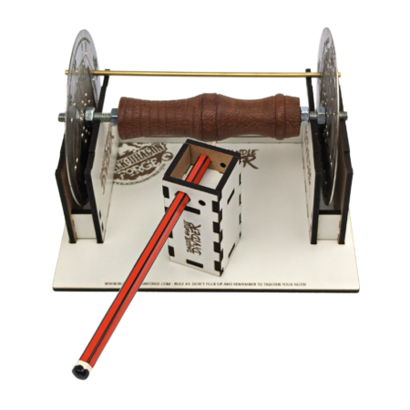 Black Dragon Forge Dagger Handle Divider. A convenient way to Accurately mark 3, 4, 6 or 8 evenly spaced points around the circumference of a handle.