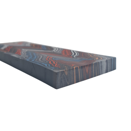 G10 Damascus Handle Scales Multicoloured - Image 3